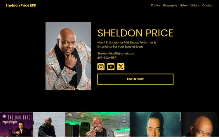 Sheldon Price EPK