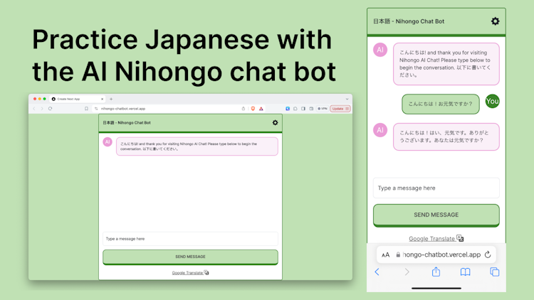 Nihongo Japanese AI chatbot